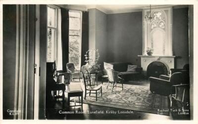 Kirkby Lonsdale Westmorland Common Room, Lunefield England OLD PHOTO