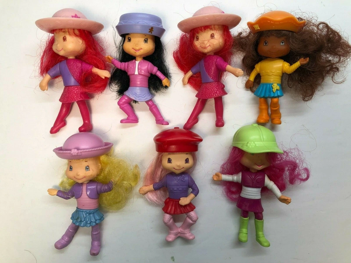 Vintage Strawberry Shortcake McDonald s Happy Meal Toy Lot 2007 7 Loose