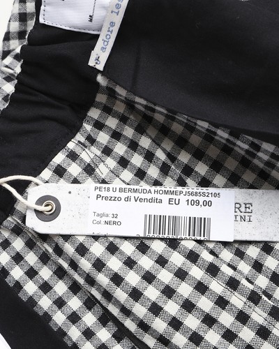 Bermuda DANIELE ALESSANDRINI Mod. PJ5685S21053802 Nero/Bianco - Picture 11 of 11