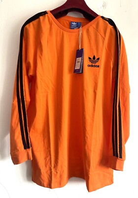 HERREN ADIDAS ORIGINALS LANGARM T-SHIRT RUNDHALSAUSSCHNITT DREI STREIFEN L, XL NEU