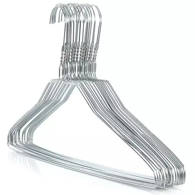 Shopintune Cloth Hangers, 12 Pack Wire Hangers Stainless Steel