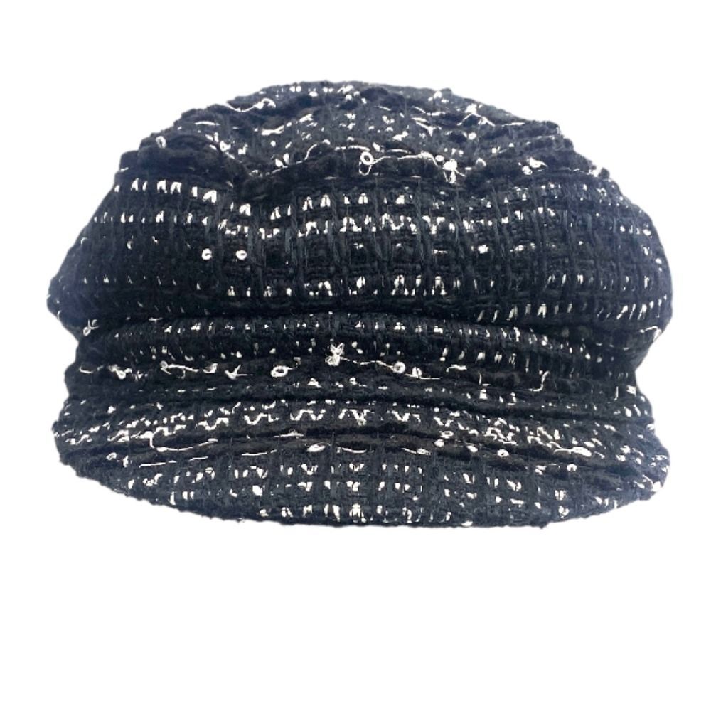 Chanel Newsboy Cap Size M H23xW24cm 55cm Brim 5cm Ladies Accessary