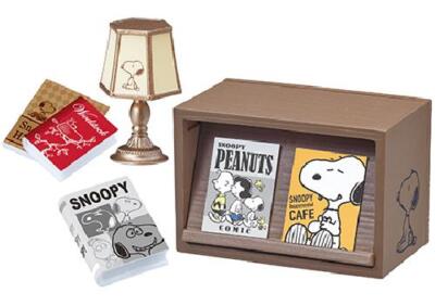 Re-Ment Miniature PEANUTS Snoopy's BOOK CAFE Complete Set
