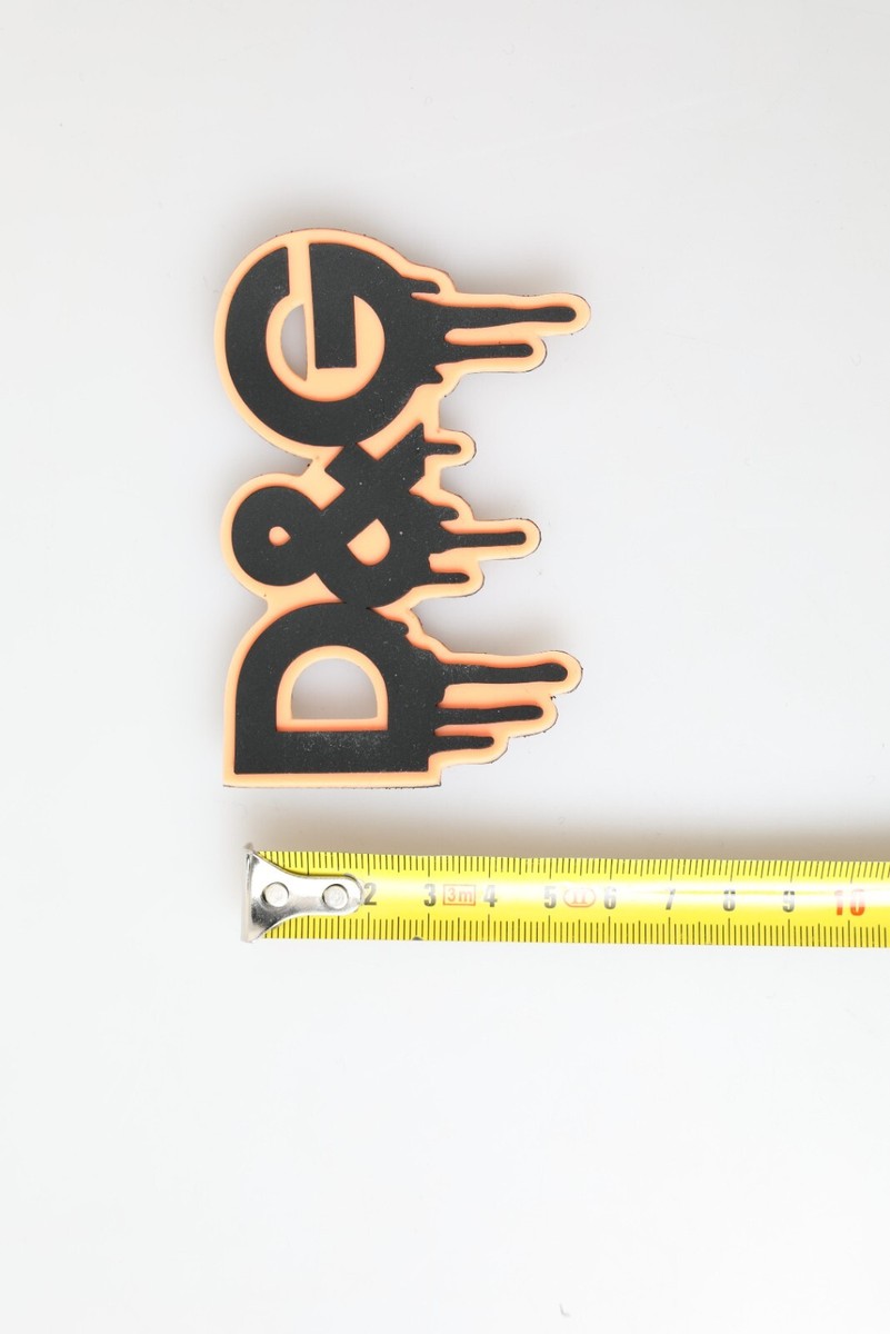 DOLCE&GABBANA D&G オレンジ　テープ　タンクトップ　ロゴ Dolce & Gabbana】サテン タンクトップ DGロゴ＆ワッペン付き