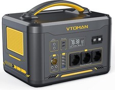 VTOMAN Jump 1500X Tragbare Powerstation 1500W, 828Wh LiFePO4 Solargenerator