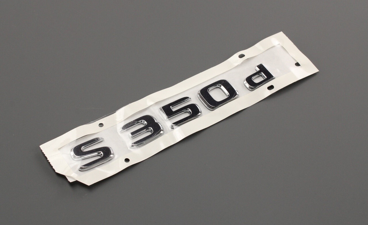 Genuine Mercedes-Benz S-Class W222 S350d rear boot lid badge A2228176100