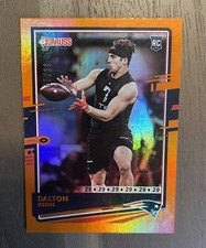 2020 Donruss Dalton Keene RC Orange Holo #3/29! SP - Patriots