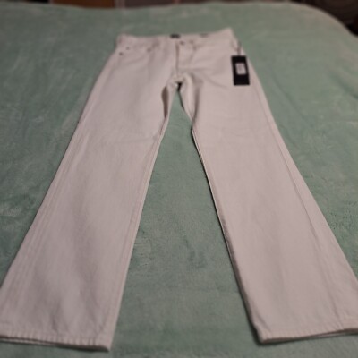 Edwin Jeans Womens 26 NWT Eggshell Kali Ankle Vintage Straight Buttonup 