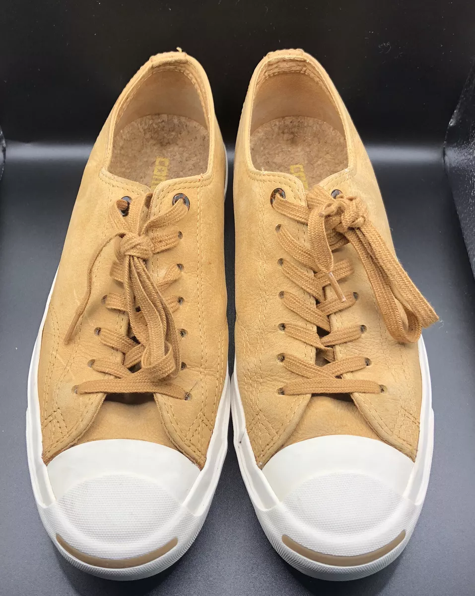 Converse, Shoes, Converse Jack Purcell Canvas Low Brown Leather