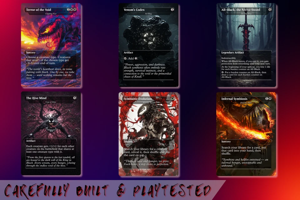 Symbiote Sliver Commander MTG Alt-Art Deck. Ready to Play! - Image 4 of 4