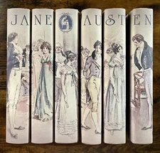 Easton Press By Design Jane Austen 6  Novel Clothbound Book Set. Made in the USA