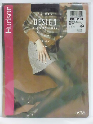 HUDSON Design 40 Strumpfhose MINIKAROS in Streifenoptik