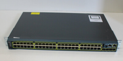 N28-06393 48x GBit LAN Switch CISCO Catalyst WS-C2960S-48TS-L Rackmontage 4xSFP