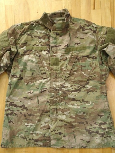 Army Combat Multicam OCP Coat Top Flame Resistant Large Long Flame Resist - Picture 2 of 8