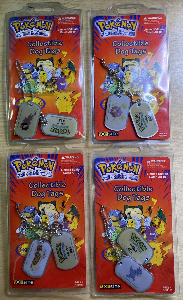 ブレイブウィッチーズ ドッグタグ Pokémon Collectible Dog Tags ToySite Sears exclusive 1999 & Set Of