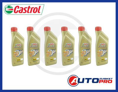 6 Liter Motoröl castrol edge 5W30 FST Titan Ll BMW Long Life 04 VW 504.00