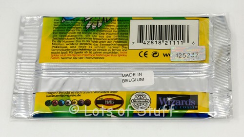 German Pokemon Base Set 1st Edition Booster Pack Venusaur 20.56gm -237 "Light" - Picture 4 of 13