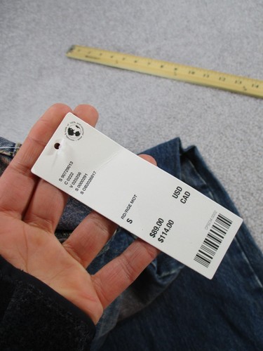BDG By Urban Outfitters Jeans Mens Small Dark Wash Denim Barrel Leg NEW - Picture 8 of 13