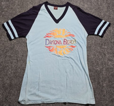 Vintage 90s Daytona Beach Shirt Men's Size XL Single Stich Rugged Made in USA
