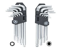 2X WinkelschlüSsel-Satz 18-Tlg Innensechskant 1,5-10Mm Kugelkopf + Torx T10-T50