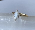 14kt Yellow Gold 0.96 Ctw Diamond Engagement Ring Size 6 3/4 — photo 2