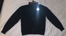 NWT Mens PUMA TFS FT Black Full-Zip Track Jacket Sweatshirt 596466 - size Small
