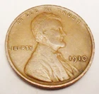 1910 P Lincoln Wheat Cent / Penny   *F - FINE*    **FREE SHIPPING**