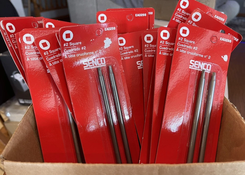 Биты привода Senco EA0298 2 шт квадратная головка DuraSpin 21 упаковка - Изображение 2 из 2