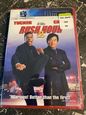 Rush Hour 2 (DVD, 2001) - NEW - Seal Slightly Damaged Comedy Jackie Chan