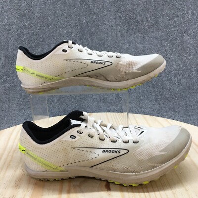 Brooks Draft XC Men’s Cross County Running Shoes 8.5 Spikes White Grey Athletic Men main image 4