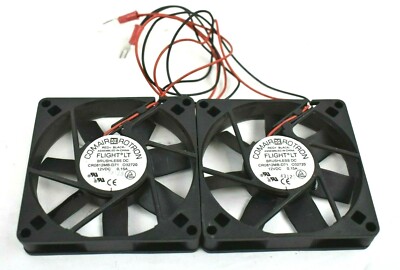 (2) COMAIR ROTRON CR0812MB-D71 2 WIRE 12VDC 0.15A DC BRUSHLESS FANS