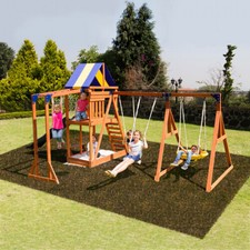 cedar summit richmond lodge wooden play set