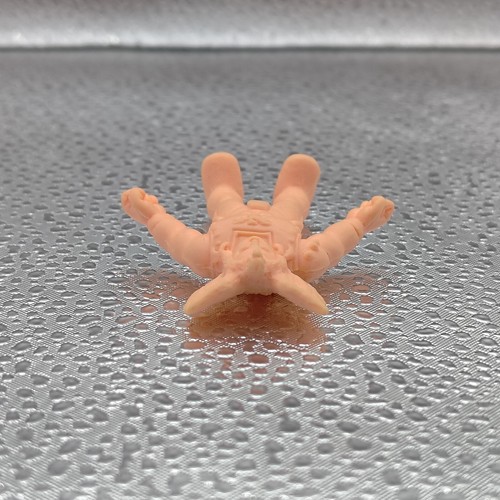 M.U.S.C.L.E Figure Kinnikuman #227 The Hawkman A Pale Orange Kinkeshi 1980s - Picture 3 of 4