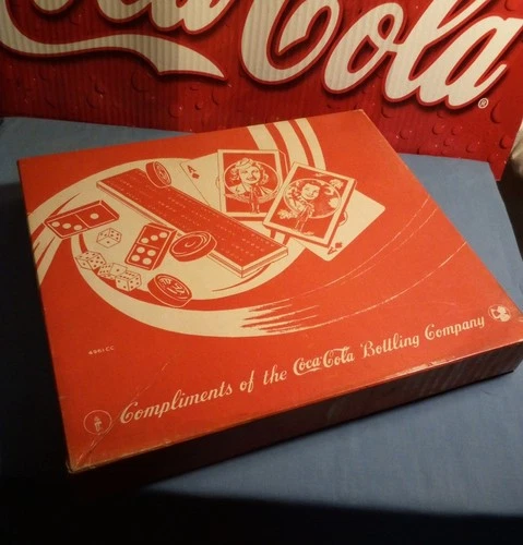 Coca-Cola Vintage 1940s Game Box (Milton Bradley): BOX ONLY!!