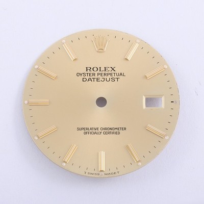 Rolex Mens Datejust 36mm Champagne Stick Dial T Swiss Made T 16013-16233 #c4