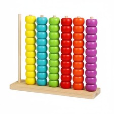 Bunter Perlen-Abakus bunt Farben-Match-Spielzeug Fr&uuml;he Bildung f&uuml;r Zuhause