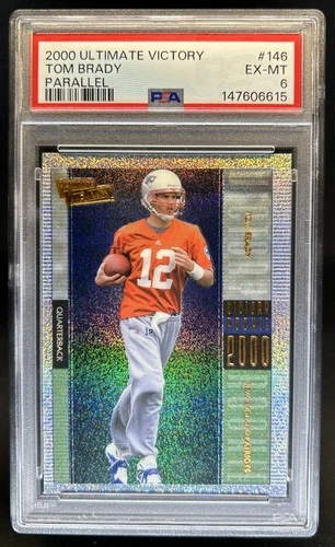 2000 Upper Deck Ultimate Victory Tom Brady Parallel RC #146 Patriots PSA 6
