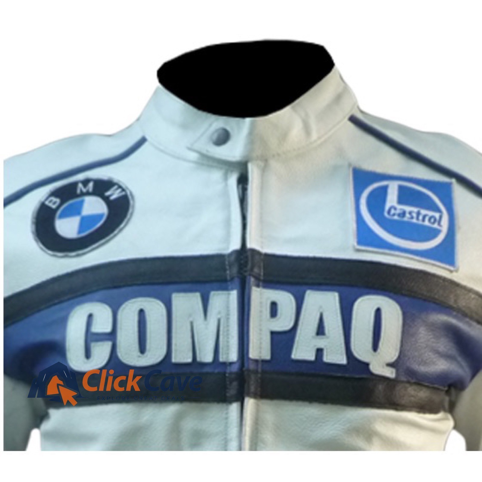Giacca in pelle BMW Compaq Classic Racing foto 2