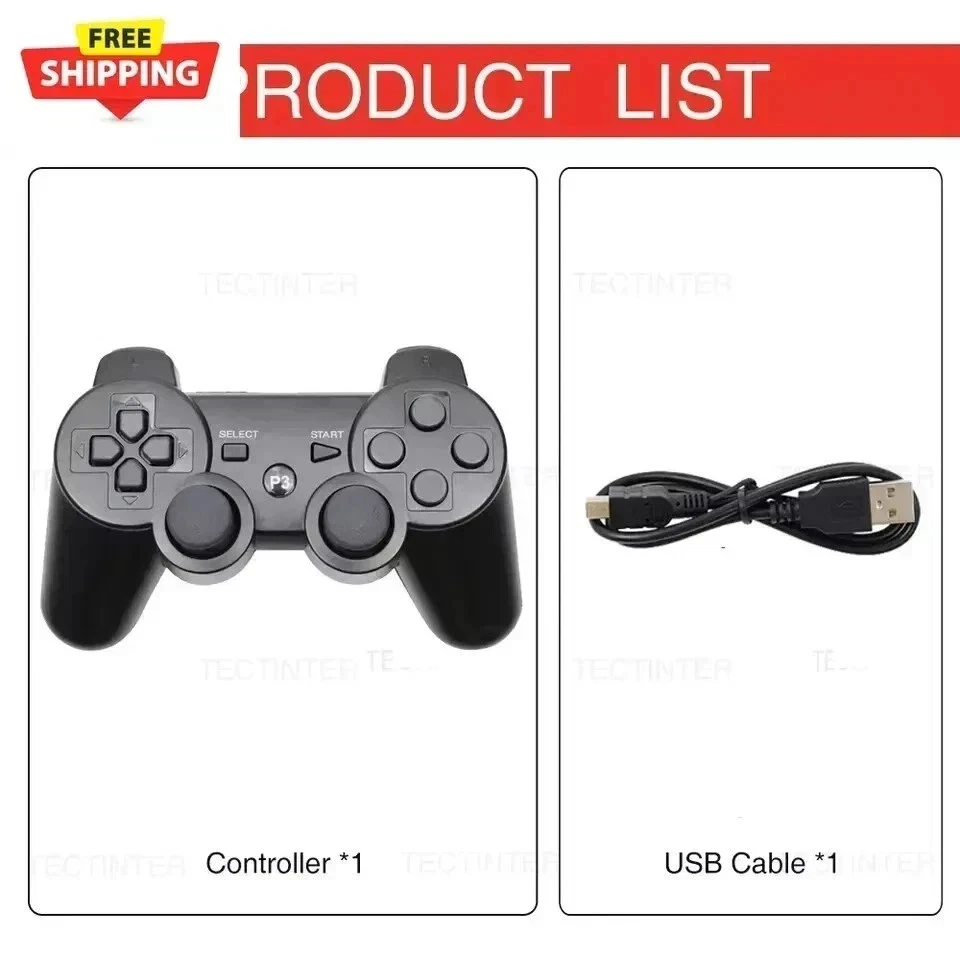 Gamepad Inalámbrico para Mando PS3 Joystick Consola Control para Playstation 3 Foto 3 de 4