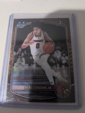 michael jordan rookie card brown 1st bowman snake. rookie card picture
