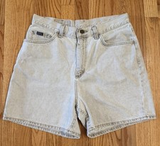 Vintage Size 33/14 Tan Rider By Lee Jean Shorts Extra High Waist See Pictures