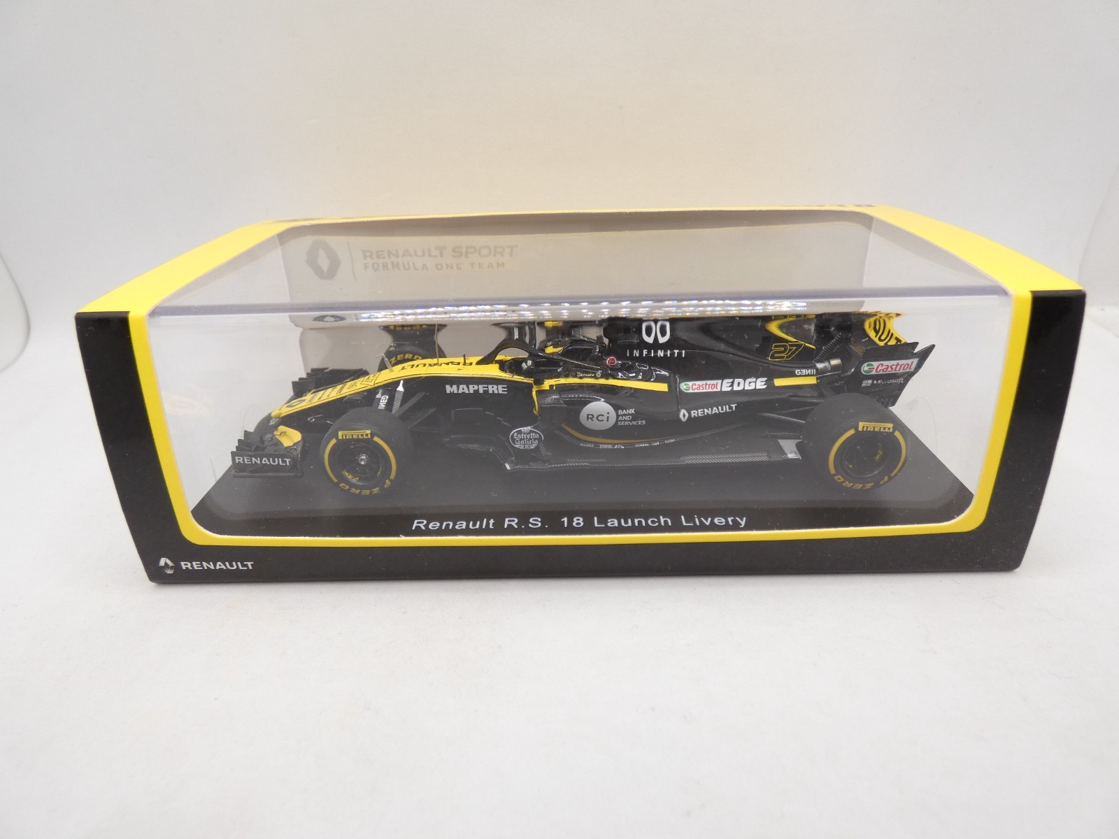 Renault R.S. 18 Nico Hülkenberg #27 Launch Livery 2018 Spark 1/43 F1