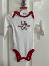Infant My First Valentine's Day Bodysuit NWT size 0-3 Months