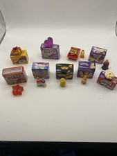 Lot of 9 Moose Shopkins Miniature Brands Real Littles w/ Food Samples Inside