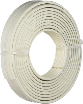 Frost King V23WA Ribbed Rubber Self-Stick Weatherseal  Tape,- White