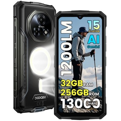 DOOGEE Fire7 Pro AI 5G Outdoor Smartphone Ohne Vertrag 13000mAh 32GB+256GB Handy