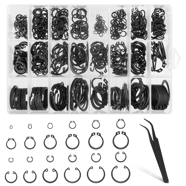550 Stk Sprengring Set, Intern & Extern Sicherungsring Sortiment Kit-image