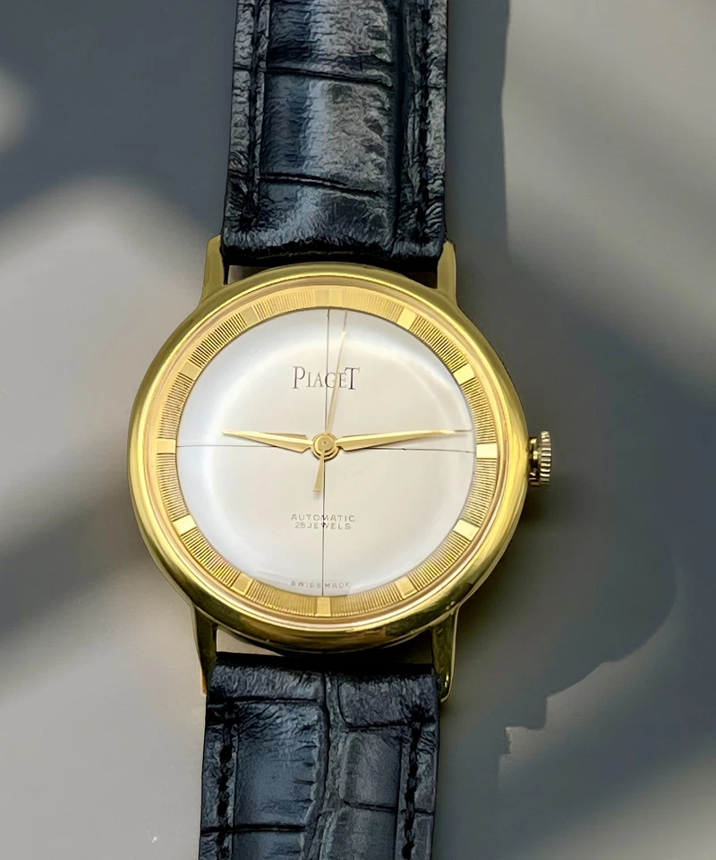 VTG PIAGET CLASSIC SILVER DIAL GOLD PLATED CASE Ø 35mm CIRCA 1950 - Image 2 of 4