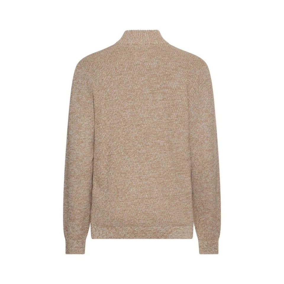 Camel active Herren Strickpullover Troyer beige 6K06 409530 11 oatmeal - Bild 4 von 4