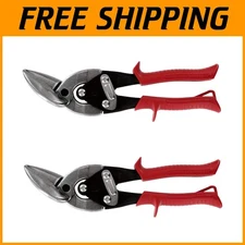 Midwest P6510L Left Cut Aviation Snips 2-Pack